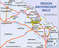 Bayerwald - Radfahren im Bayr. Wald