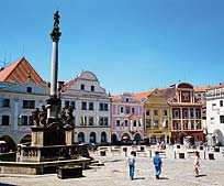 Stadt Krummau Tschechien