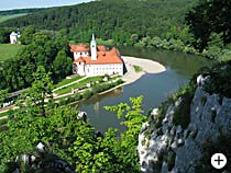 Donaudurchbruch Kloster Weltenburg Ostbayern