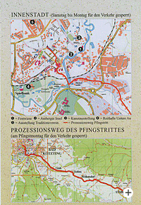 Karte Pfingstritt Bad Kötzting
