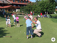 Jugendtraining des Golfclubs Passau Rassbach im Bayerwald