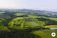 Golfplatz im Passauerland in Ostbayern
