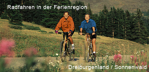 Radfahren in der Freinregion Dreiburgenland/Sonnenwald im Bayr. Wald
