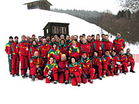 Skilehrer der GS Schneesportschule im Bayerischen Wald
