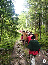 Wanderwege des Historischen Goldenen Steigs im Bayerischen Wald