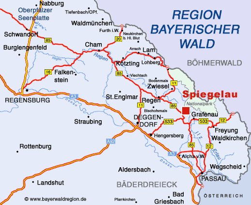 Wandern in der Steinklamm in Spiegelau - Steinklamm Bayerischer Wald