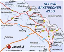 Karte Landshut