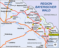 Karte Waldkirchner Rauhnacht